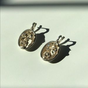 vintage silver earings
